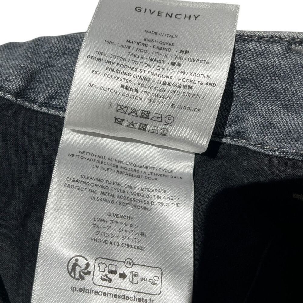 $1,820 hybrid paneled denim/wool trouser - Picture 6 of 7